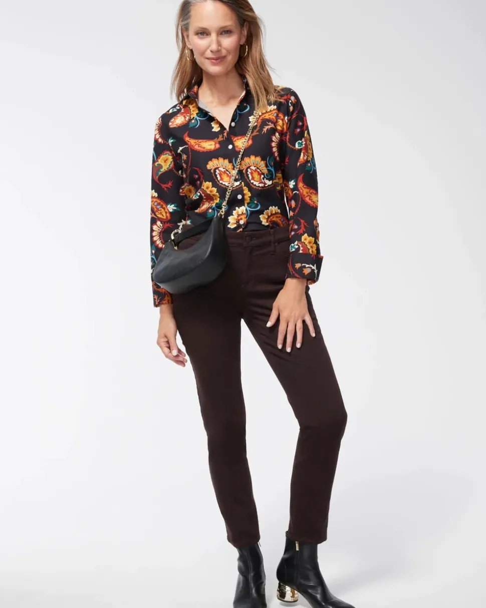 Petite Girlfriend Slim Ankle Jeans