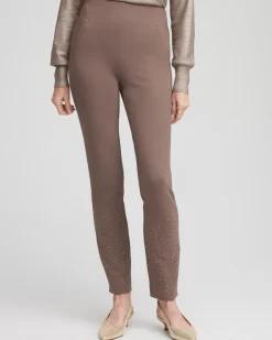 Petite Juliet Embellished Ankle Pants