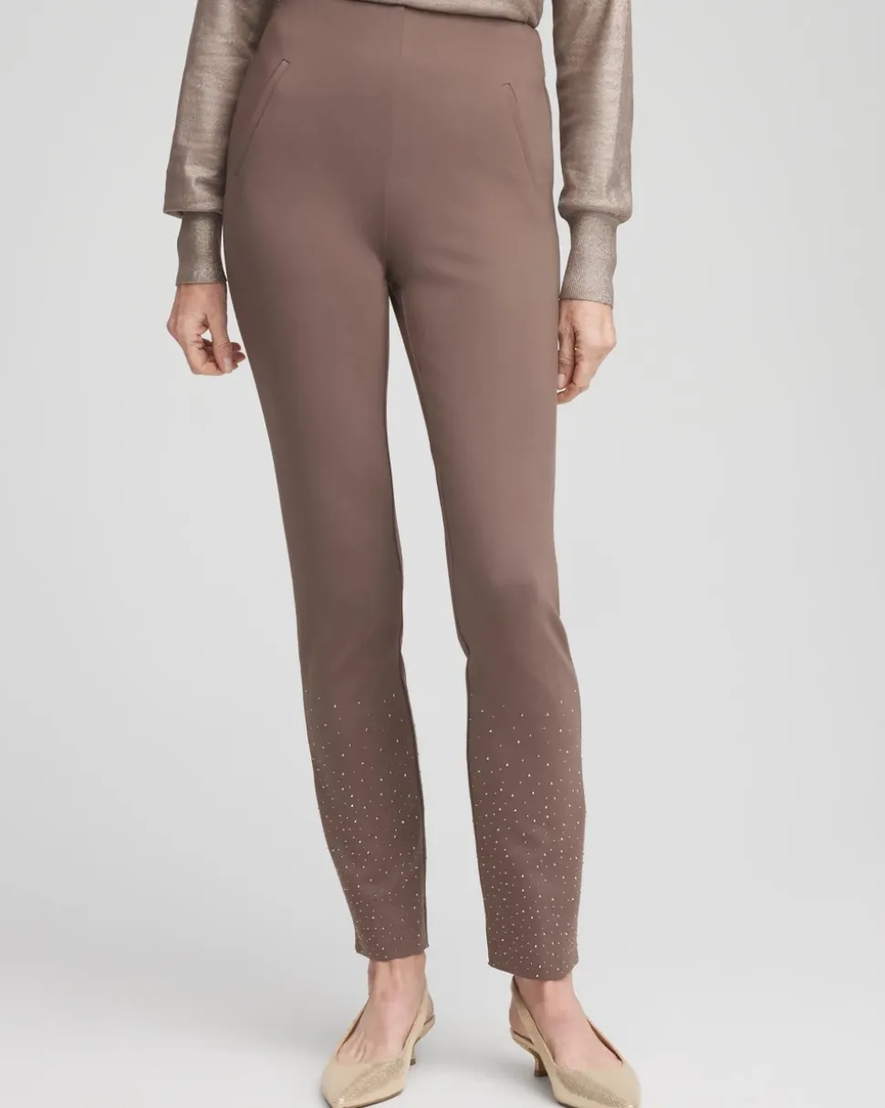 Petite Juliet Embellished Ankle Pants