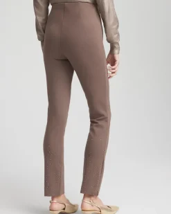 Petite Juliet Embellished Ankle Pants