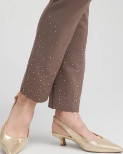 Petite Juliet Embellished Ankle Pants