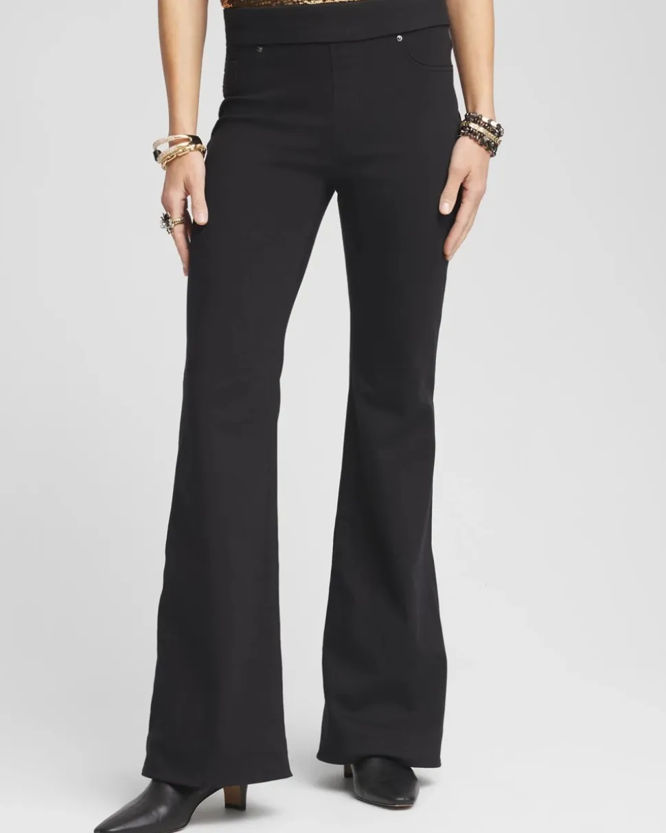 Petite Pull On Flare Jeggings