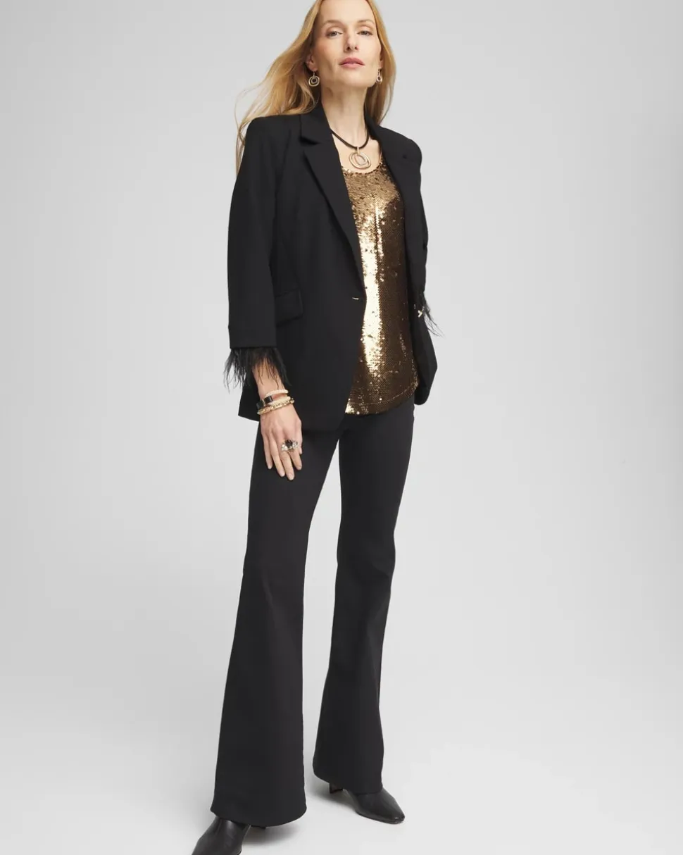 Petite Pull On Flare Jeggings