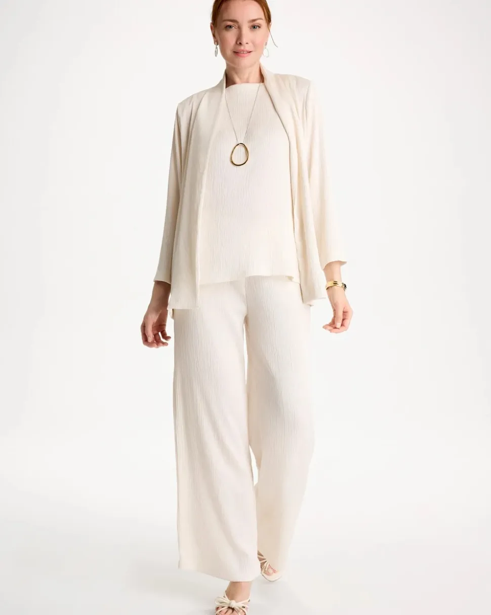 Petite Travelers™ Crinkle Textured Pants