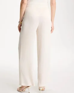 Petite Travelers™ Crinkle Textured Pants