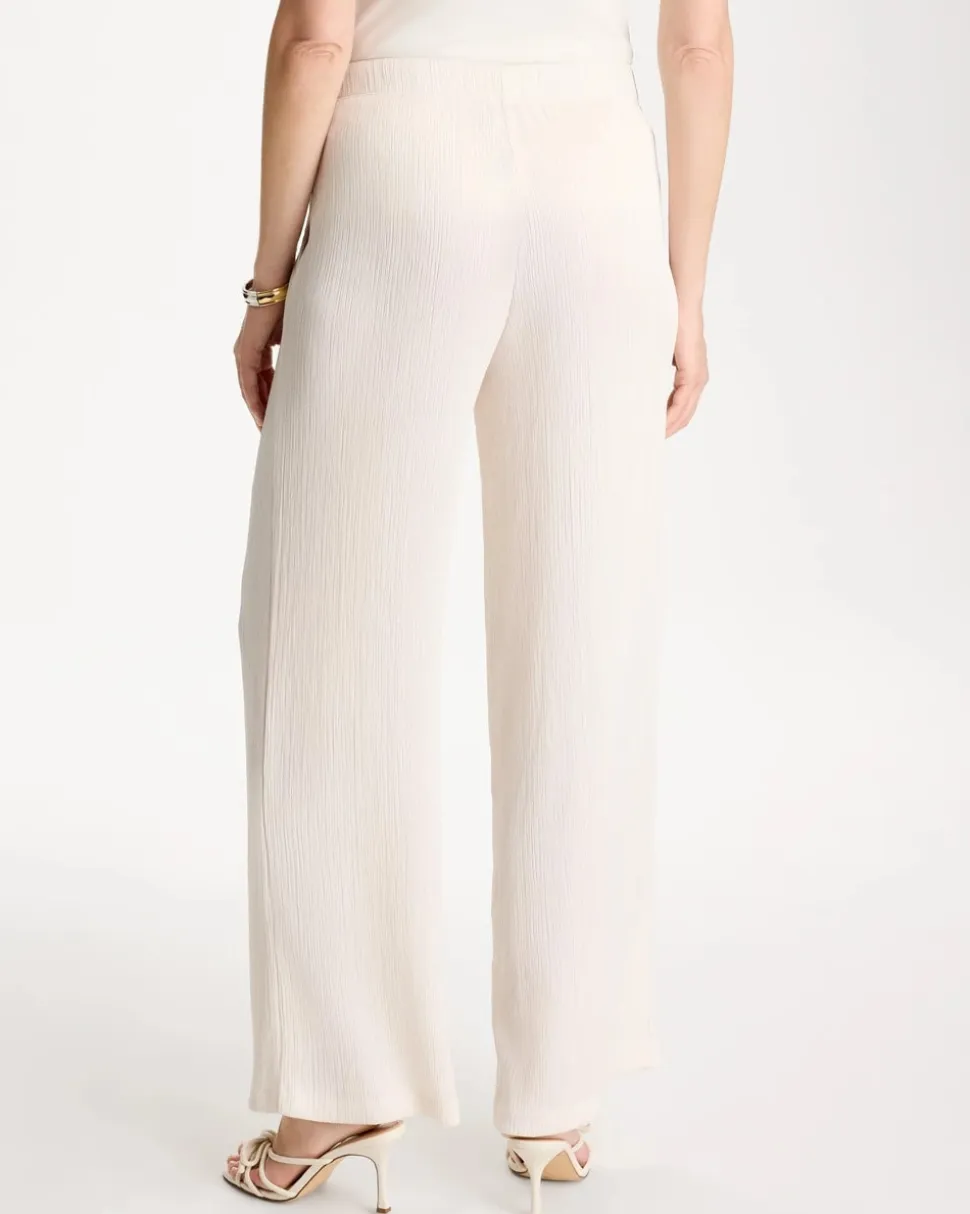 Petite Travelers™ Crinkle Textured Pants