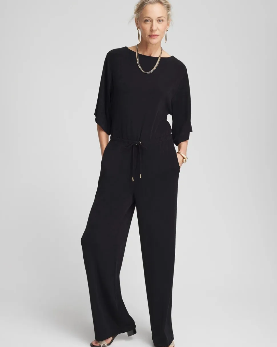 Petite Travelers™ Kimono Sleeve Jumpsuit