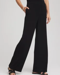 Petite Travelers™ Wide-Leg Pocket Pants