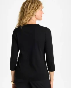 Pima Cotton 3/4 Sleeve Tee