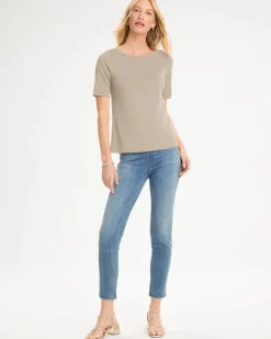 Pima Elbow Sleeve Tee