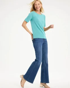 Pima Elbow Sleeve Tee
