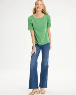 Pima Elbow Sleeve Tee