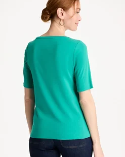 Pima Elbow Sleeve Tee