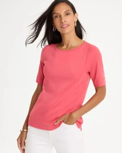 Pima Elbow Sleeve Tee