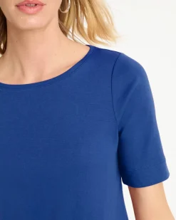 Pima Elbow Sleeve Tee