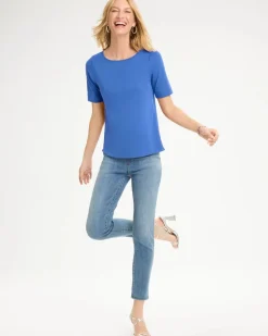 Pima Elbow Sleeve Tee