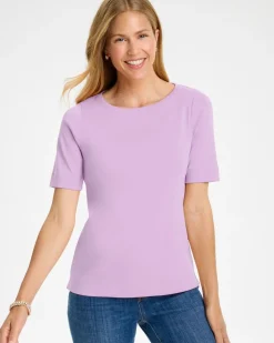 Pima Elbow Sleeve Tee