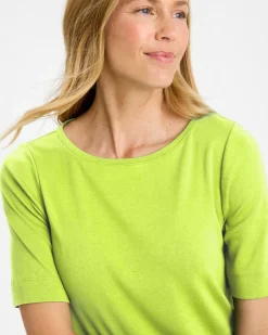 Pima Elbow Sleeve Tee