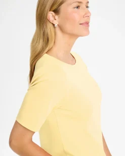 Pima Elbow Sleeve Tee