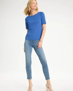 Pima Elbow Sleeve Tee
