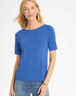 Pima Elbow Sleeve Tee
