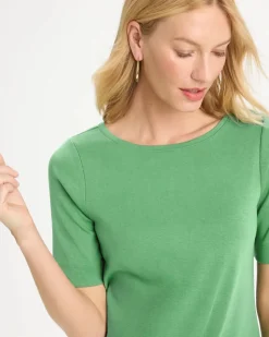 Pima Elbow Sleeve Tee