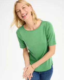Pima Elbow Sleeve Tee