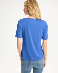 Pima Elbow Sleeve Tee