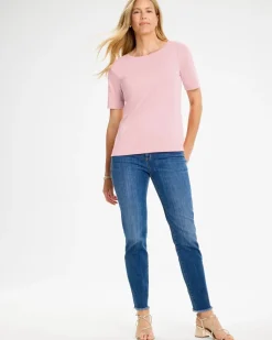 Pima Elbow Sleeve Tee