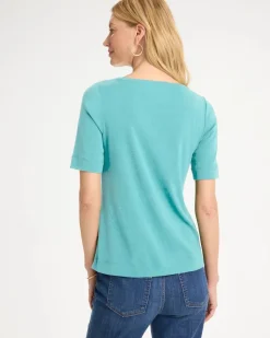 Pima Elbow Sleeve Tee
