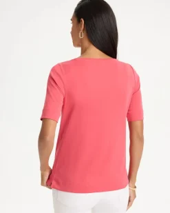 Pima Elbow Sleeve Tee