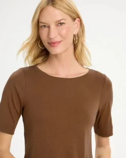 Pima Elbow Sleeve Tee