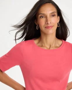 Pima Elbow Sleeve Tee