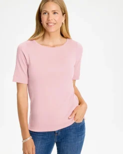 Pima Elbow Sleeve Tee