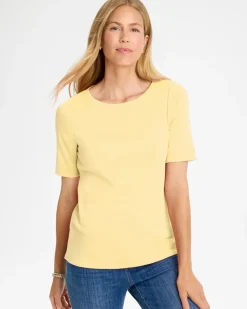 Pima Elbow Sleeve Tee