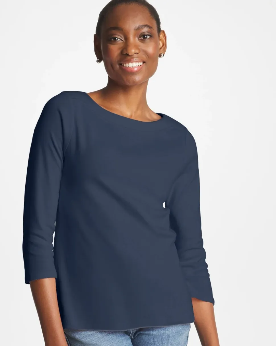 Pima 3/4 Sleeve Tee