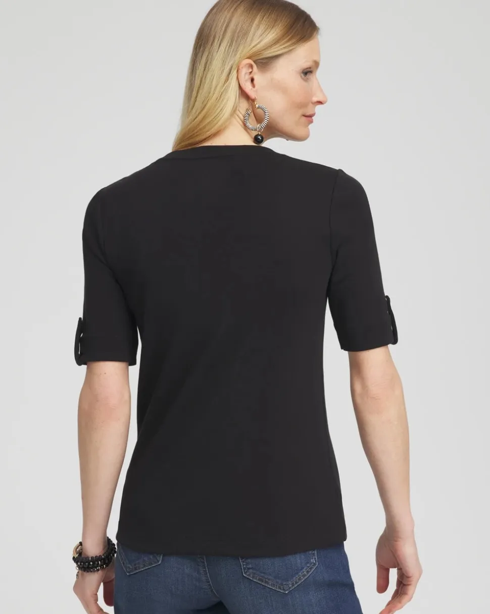 Pima V-Neck Tee