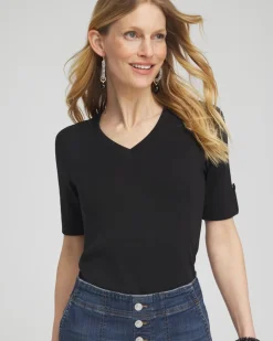 Pima V-Neck Tee