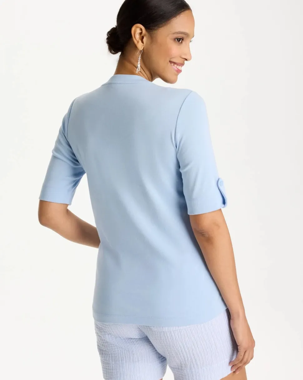 Pima V-Neck Tee