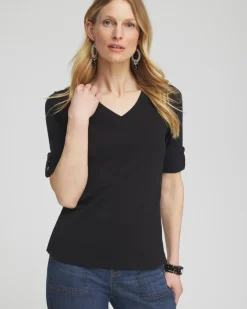 Pima V-Neck Tee