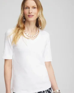 Pima V-Neck Tee