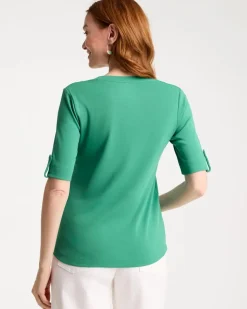 Pima V-Neck Tee