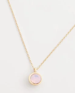 Pink Fine Single Strand Necklace