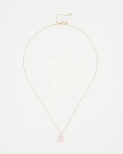 Pink Fine Single Strand Necklace