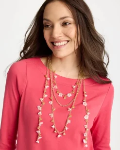 Pink Multi-Layer Necklace