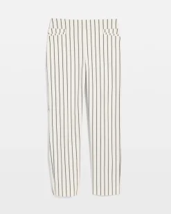 Pinstriped Brigitte™ Slim Ankle Pants