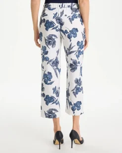 Piped Linen Fly Front Pants