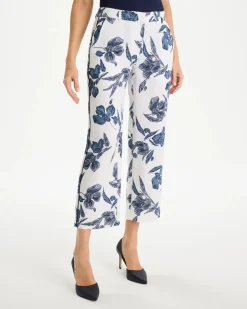 Piped Linen Fly Front Pants