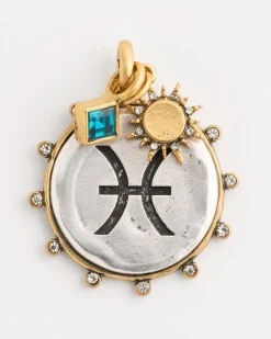 Pisces Zodiac Charm Pendant