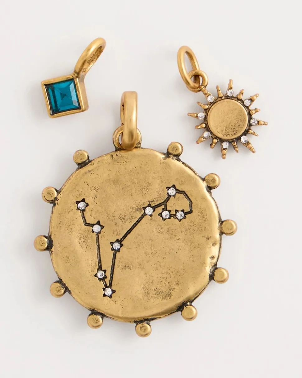 Pisces Zodiac Charm Pendant